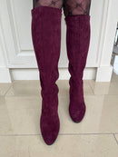 Patrizio 'Emmetton' Stretch Knee High Boot Vino - Burgundy