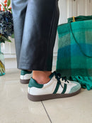 Drilleys "Sixty Four" Forest Cream Trainers