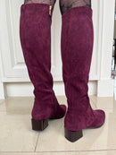 Patrizio 'Emmetton' Stretch Knee High Boot Vino - Burgundy