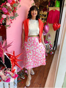 XTI Trainer  -  Gold Woven Wedge Trainer 142882