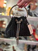 Kylie Pearl Bag - Black Pearl