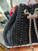 Kylie Pearl Bag - Black Pearl