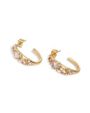 Newbridge Hoop Earrings with Mixed Stone ER8810