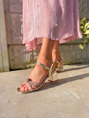 Redz Crystal  Gold Sandal - LTS10559-6A