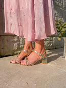 Redz Crystal  Gold Sandal - LTS10559-6A