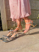 Redz Crystal  Gold Sandal - LTS10559-6A