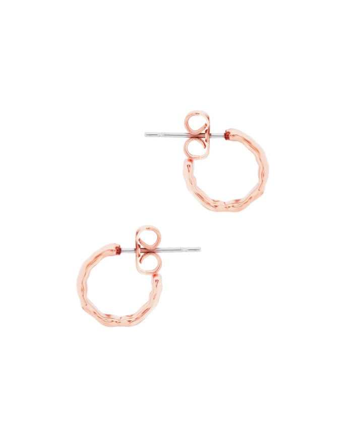 Tipperary Crystal Mini Rose Hoop Earrings 164369