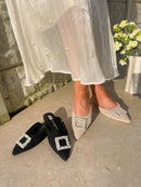 XTI Woven Pearl Mule - Beige  142682