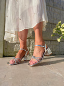 Redz Crystal Silver Sandal - LTS10559-6A