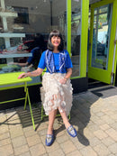 Dancing Matilda "Armada Enlace" Navy Stripe Loafer