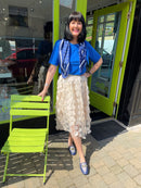 Dancing Matilda "Armada Enlace" Navy Stripe Loafer