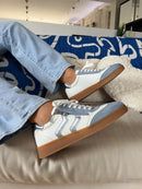 Marco Tozzi Light Blue & Silver Trainers 2-23739-44