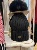 Celtic Weave Fleece Lined Hat - Black