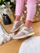 Safety Jogger Rose Shadow, Lilac & Lime Trainer 588026