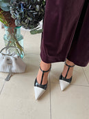 Sorento 'Key Largo' Black T-Bar Stiletto