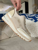 Marco Tozzi Cream Wedge Trainer 2 24780 45 402