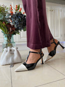 Sorento 'Key Largo' Black T-Bar Stiletto