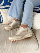 Marco Tozzi Cream Wedge Trainer 2 24780 45 402