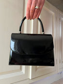Sorento Boris Black Shine Handbag