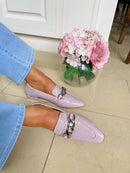 Patrizio "Campora" Viola Pallido Patent Loafer