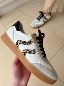Marco Tozzi White & Leopard Trainers 2-23739-44 157