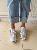 Marco Tozzi Grey & Silver Trainers 2-23712-46 948