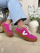 Drilleys "Eighty" Hot Leopard Trainer - Magenta