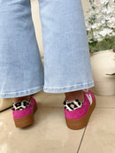Drilleys "Eighty" Hot Leopard Trainer - Magenta