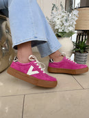 Drilleys "Eighty" Hot Leopard Trainer - Magenta