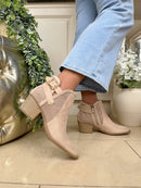 XTI Beige Ankle Boot 145265