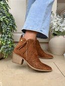 XTI Camel Ankle Boot 145327 - Tan