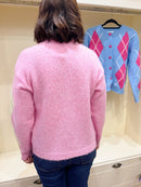 Nova - Diamond Cardi - Pink & Lemon