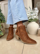 XTI Camel Ankle Boot 145327 - Tan