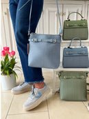 Hampten Rose Crossbody Bag - Blue 18H1631