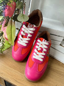 Heavenly Feet 'Bevan' Trainer - Fuchsia & Orange