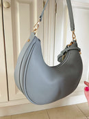 Gionni Curved Bag With Mini Bag Charm - 11G2852 Blue Grey