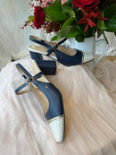 Kate Appleby 'Flowton' Sapphire Sling Back - Navy