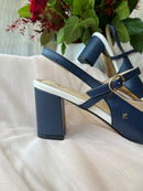 Kate Appleby 'Flowton' Sapphire Sling Back - Navy