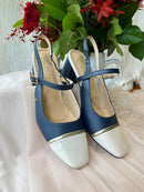 Kate Appleby 'Flowton' Sapphire Sling Back - Navy