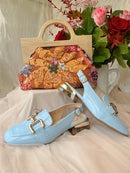 Primrose Sequin & Bead Woven Bag - Orange Sunset