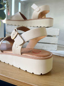 Heavenly Feet 'Sonja' Sandal - Cream