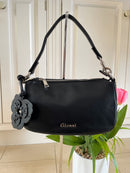 Gionni Flower Applique Bag - 11G2884 Black