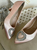 Marco Tozzi Blush Heart Crystal Shoe - 2 82401 42 581