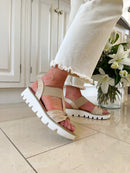 Heavenly Feet Bow 'Accord Shimmer' Sandal - Gold