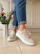 Heavenly Feet 'Shelby Stone' - Trainer Beige