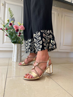 Marco Tozzi Gold Sandal 2-28388-46 940