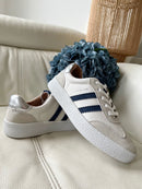 Drilleys 'Seventy Nine' Cadet Trainer - White & Navy