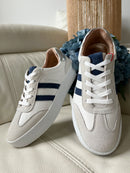 Drilleys 'Seventy Nine' Cadet Trainer - White & Navy
