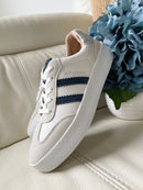 Drilleys 'Seventy Nine' Cadet Trainer - White & Navy
