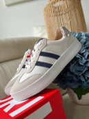 Drilleys 'Seventy Nine' Cadet Trainer - White & Navy